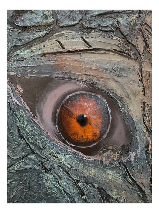 Reflection of the Serengeti - ORIGINAL OIL PAINTING