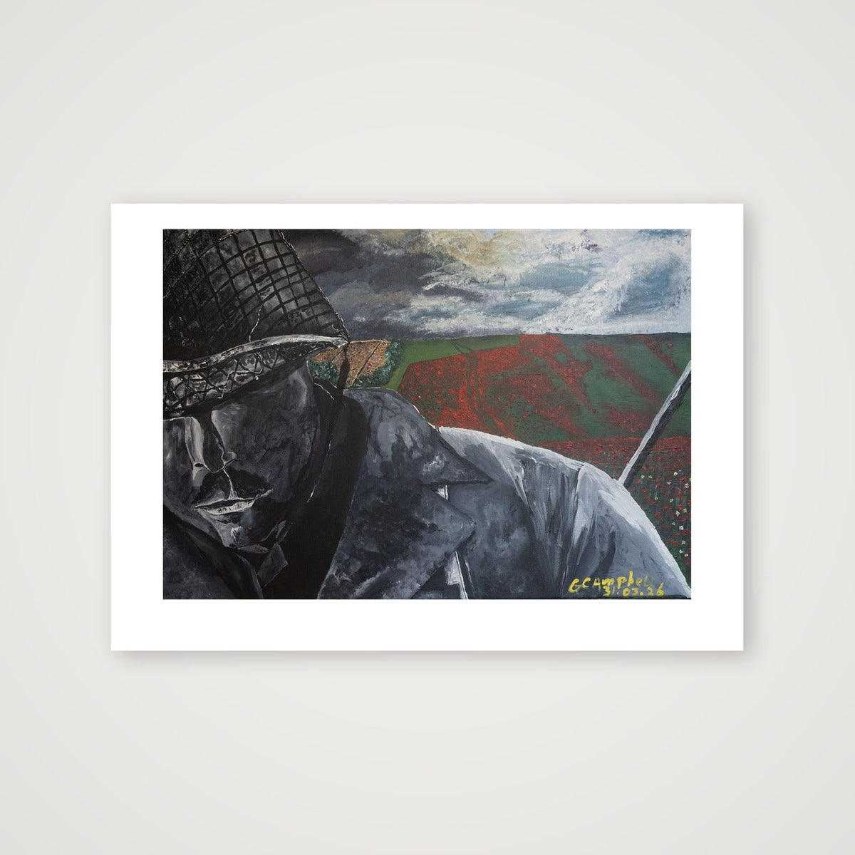 Silent Remembrance — A3 (42×30cm, 17×12") Print only