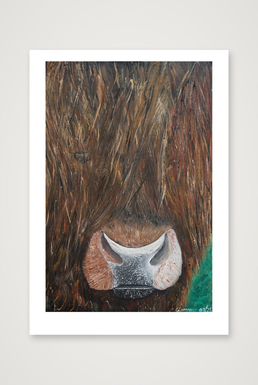 Shaggy Gaze — 70×100cm, 28×39" Print only