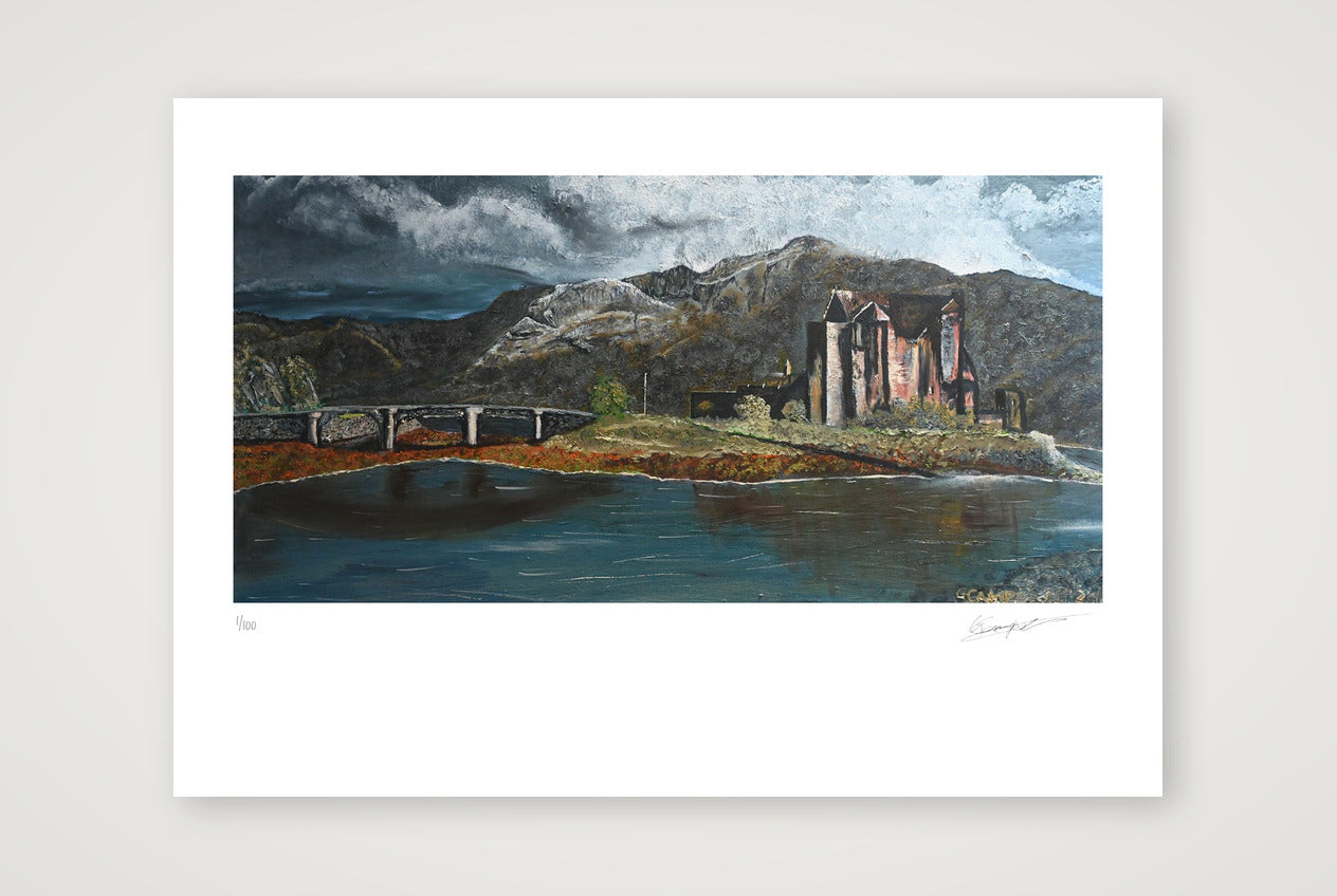 Eilean Donan: The Guardian of the West — A4 (30×21cm, 12×8") Print only