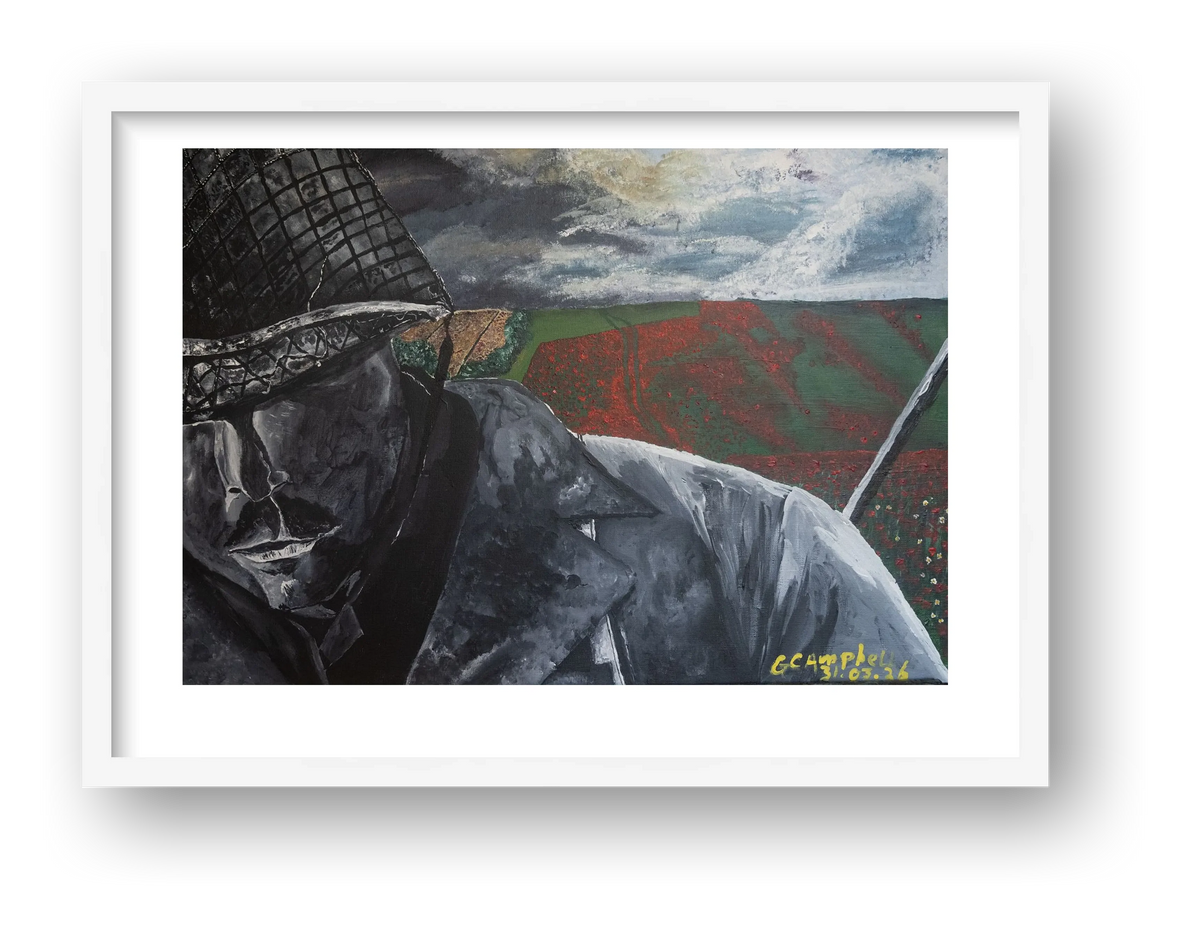 Silent Remembrance — framed
