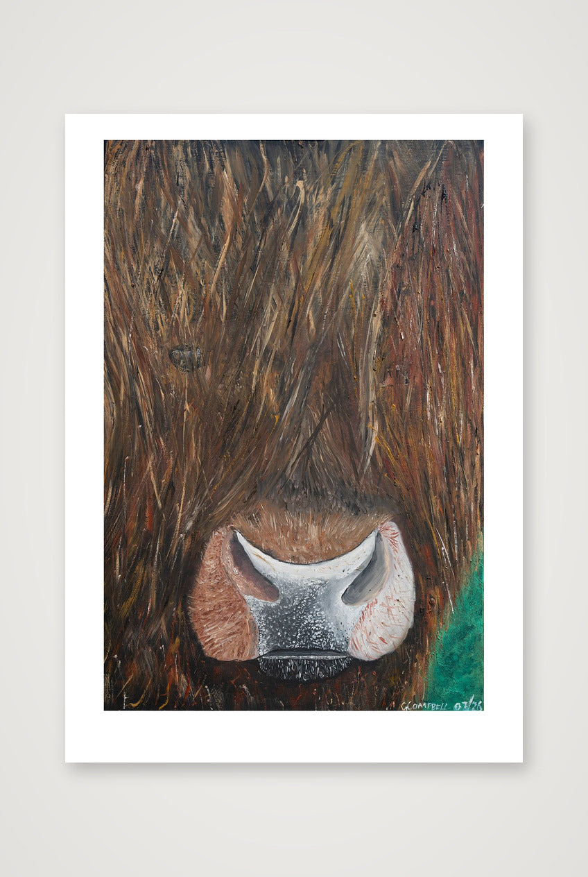 Shaggy Gaze — A1 (59×84cm, 23×33") Print only