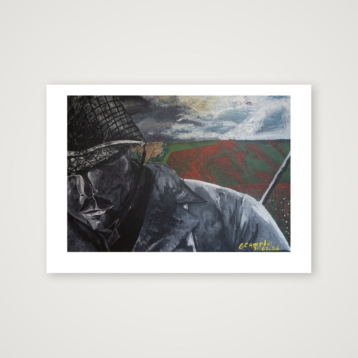 Silent Remembrance — 59×42cm, 23×17" Print only